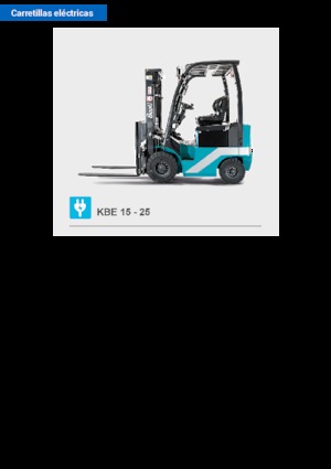 Челни вилични електрокари Baoli KBE 30