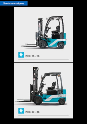 Челни вилични електрокари Baoli KBE 30