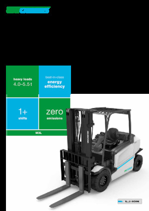 Челни вилични електрокари UniCarriers MXL-55H