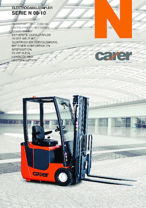 Челни вилични електрокари Carer N 08