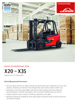 Челни вилични електрокари Linde X25