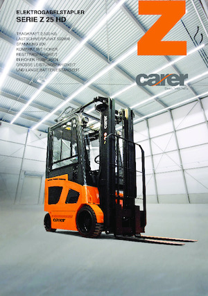 Челни вилични електрокари Carer Z 25 HD 