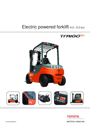 Челни вилични електрокари Toyota 8 FBMT 40