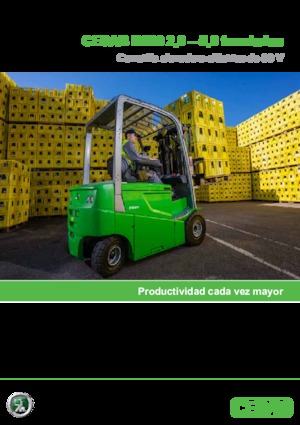 Челни вилични електрокари Cesab B 640