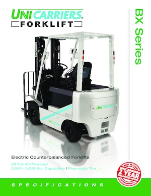 Челни вилични електрокари UniCarriers BXP35LN