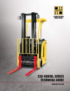Челни вилични електрокари Hyster E40HSD3