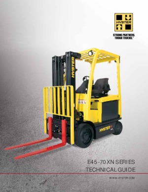 Челни вилични електрокари Hyster E55XN