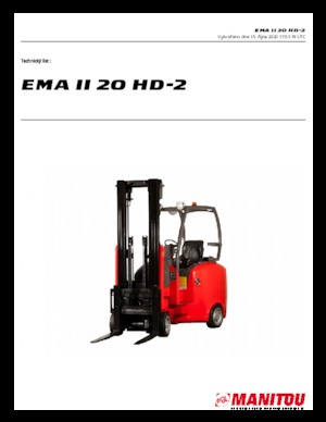 Челни вилични електрокари Manitou EMA II 20 HD-2