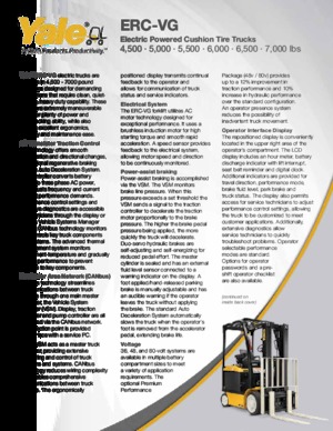 Челни вилични електрокари Yale ERC060VG