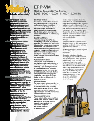 Челни вилични електрокари Yale ERP080VM