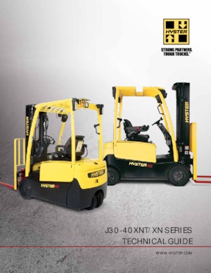 Челни вилични електрокари Hyster J40XN
