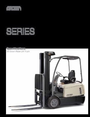 Челни вилични електрокари Crown SC 524X-40