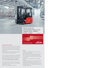 Челни вилични електрокари Linde E 20 EX PL
