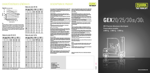 Челни вилични електрокари Clark GEX30 s