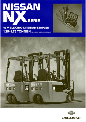 Челни вилични електрокари Nissan GN 01 L 18 HQ