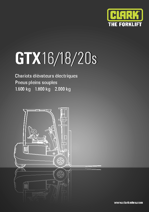 Челни вилични електрокари Clark GTX20 s