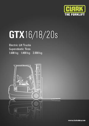 Челни вилични електрокари Clark GTX20 s