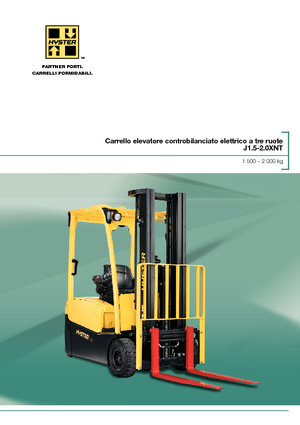Челни вилични електрокари Hyster J1.8XNT (LWB)