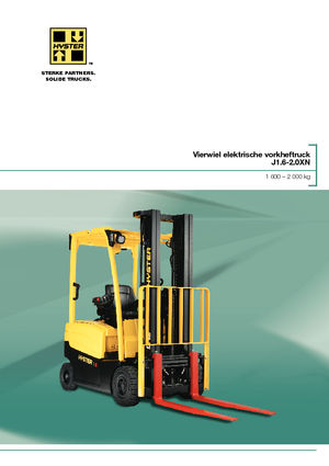 Челни вилични електрокари Hyster J2.0XN (LWB)