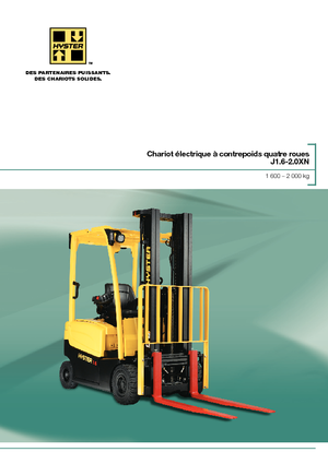 Челни вилични електрокари Hyster J2.0XN (LWB)