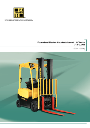 Челни вилични електрокари Hyster J1.6XN (MWB)