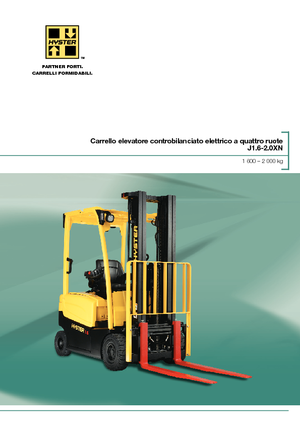 Челни вилични електрокари Hyster J2.0XN (LWB)