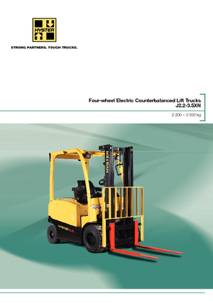 Челни вилични електрокари Hyster J3.0XN