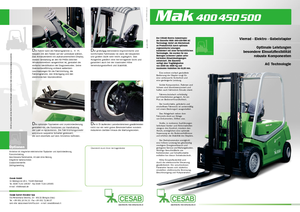 Челни вилични електрокари Cesab MAK 500 AC