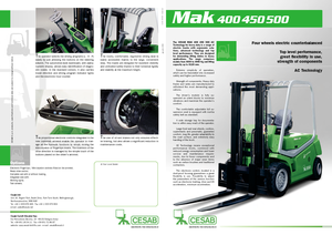 Челни вилични електрокари Cesab MAK 500 AC