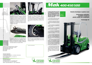 Челни вилични електрокари Cesab MAK 450 AC