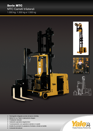 Електрически странични товарачи Yale MTC13