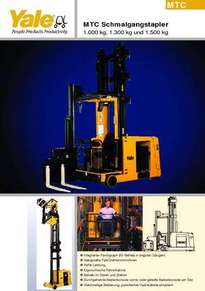 Електрически странични товарачи Yale MTC 15 LW