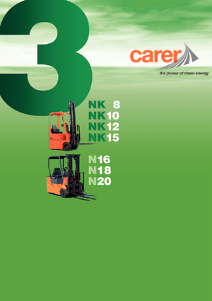 Челни вилични електрокари Carer NK 15 ac