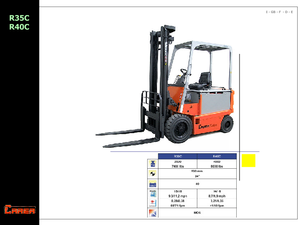 Челни вилични електрокари Carer R 35 C
