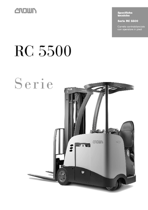 Челни вилични електрокари Crown RC 5520 1,5