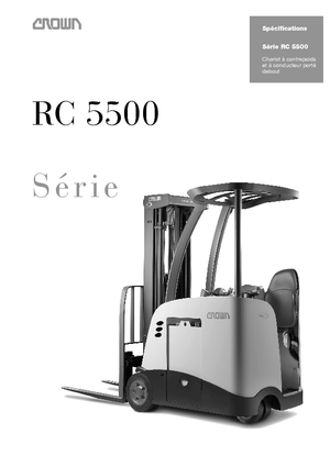 Челни вилични електрокари Crown RC 5530 1,5