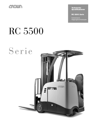 Челни вилични електрокари Crown RC 5530 1,5