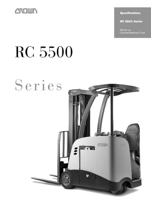 Челни вилични електрокари Crown RC 5530 1,5