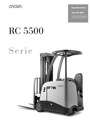 Челни вилични електрокари Crown RC 5530 1,5