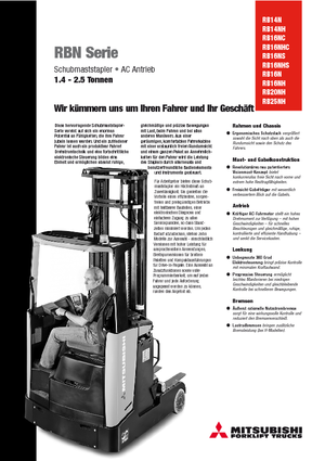 Електрически високоповдигачи Mitsubishi RB 16 NS