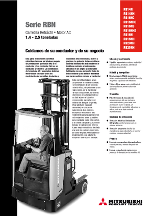 Електрически високоповдигачи Mitsubishi RB 16 NS