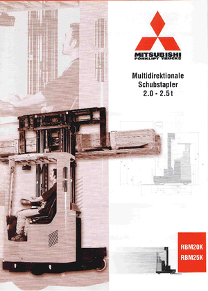Електрически високоповдигачи Mitsubishi RBM 20 K