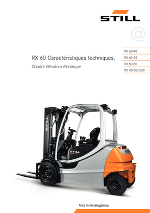 Челни вилични електрокари Still RX 60-50