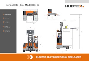 Електрически странични товарачи Hubtex DS 27 EL