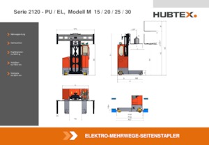 Електрически странични товарачи Hubtex M 30