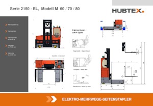Електрически странични товарачи Hubtex M 70