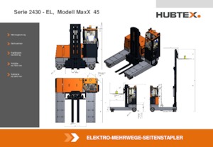 Електрически странични товарачи Hubtex MaxX 45 EL