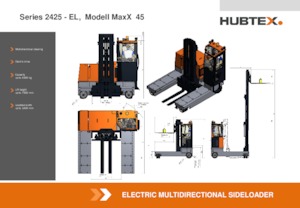 Електрически странични товарачи Hubtex MaxX 45 EL
