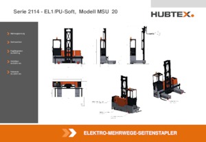 Електрически странични товарачи Hubtex MSU 20 EL1