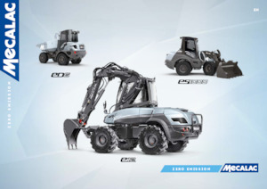 Електрически колесни багери Mecalac e12